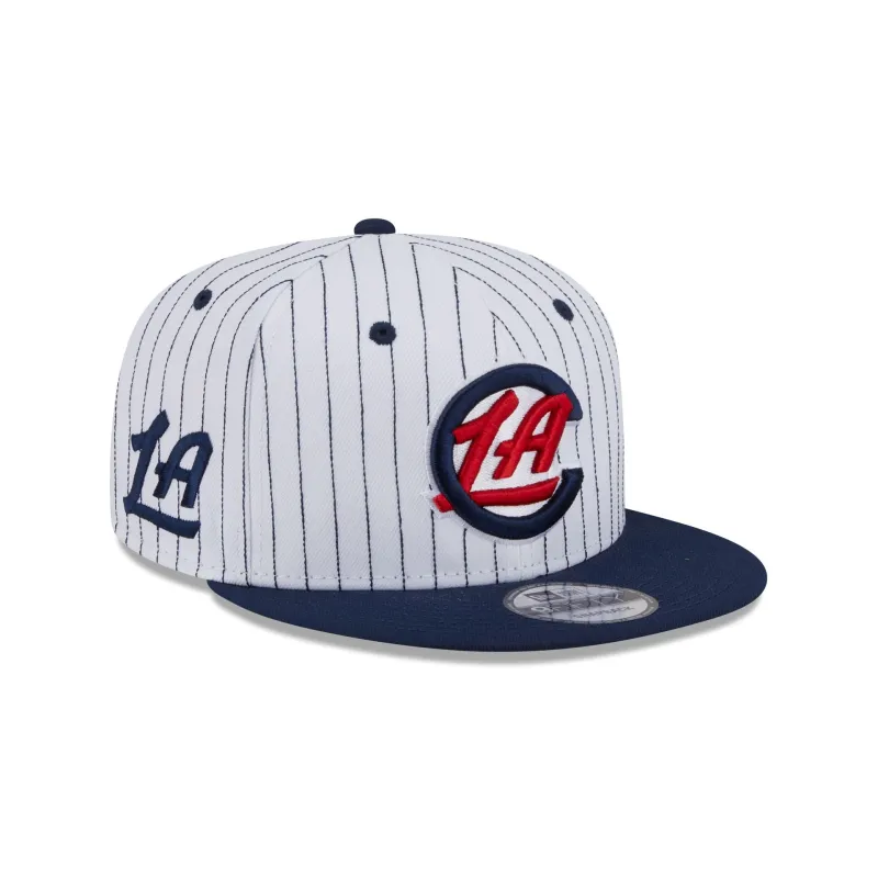 Los Angeles Clippers Deceptor Pinstripe 9FIFTY Snapback Hat sold by New Era