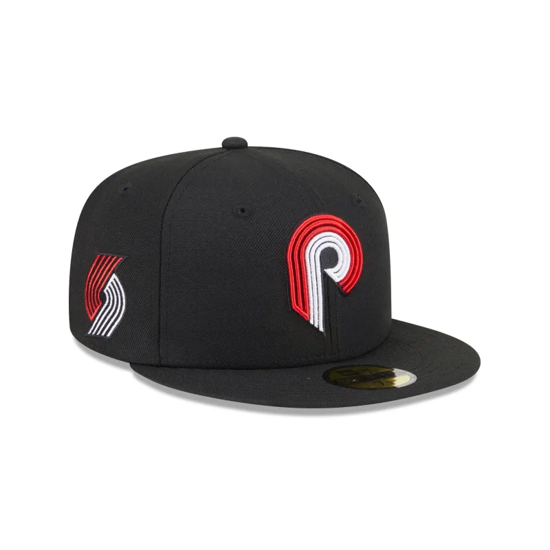 Portland Trail Blazers Deceptor 59FIFTY Fitted Hat sold by New Era