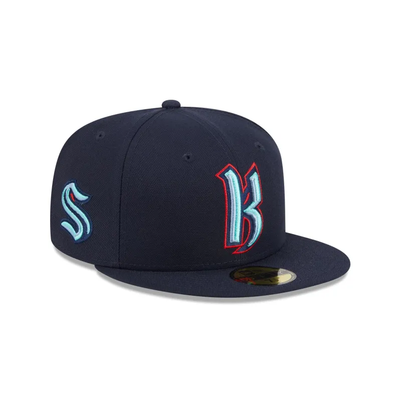 Seattle Kraken Deceptor 59FIFTY Fitted Hat made by New Era