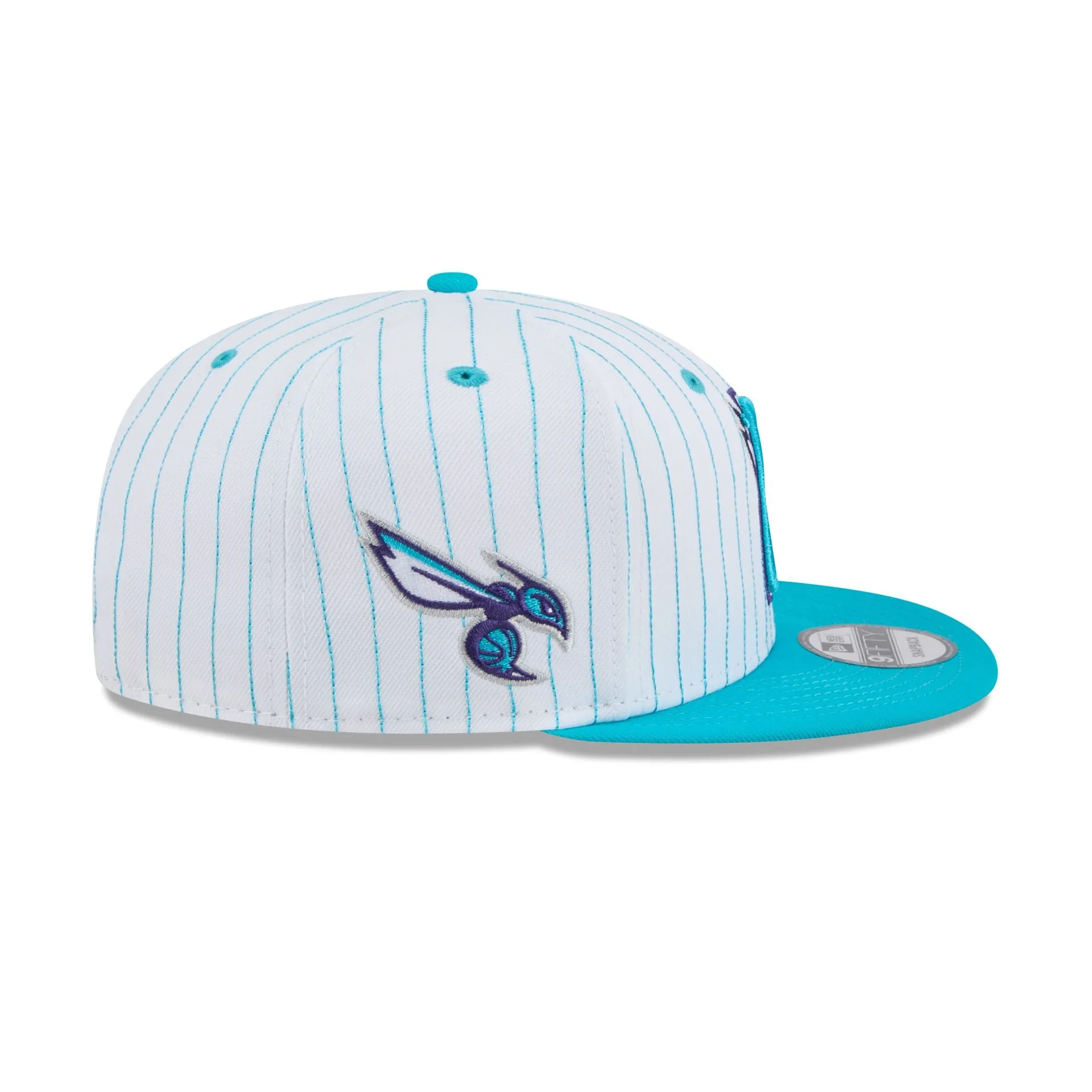 Charlotte Hornets Deceptor Pinstripe 9FIFTY Snapback Hat sold by New Era product image thumbnail 4