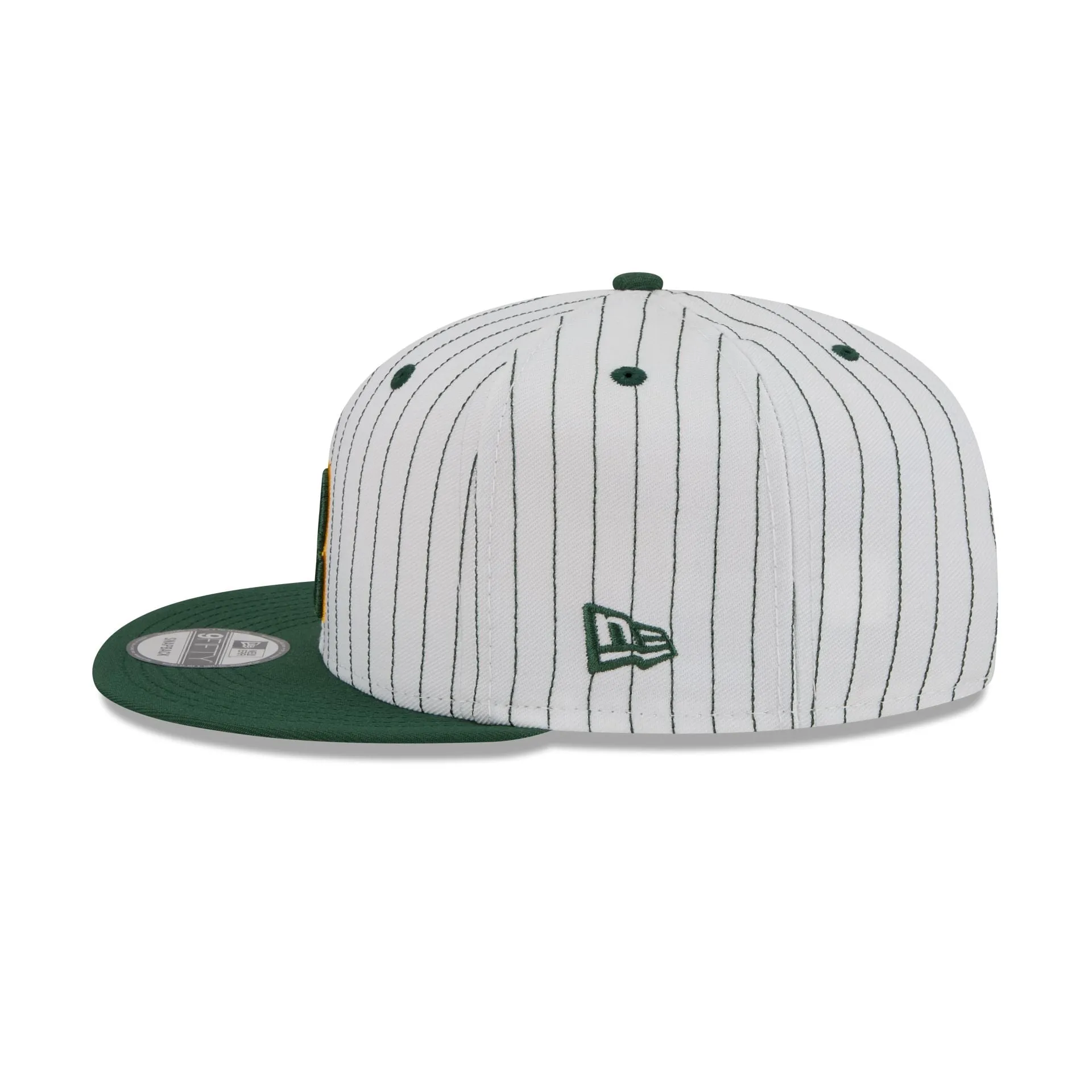 Green Bay Packers Deceptor Pinstripe 9FIFTY Snapback Hat sold by New Era product image thumbnail 5