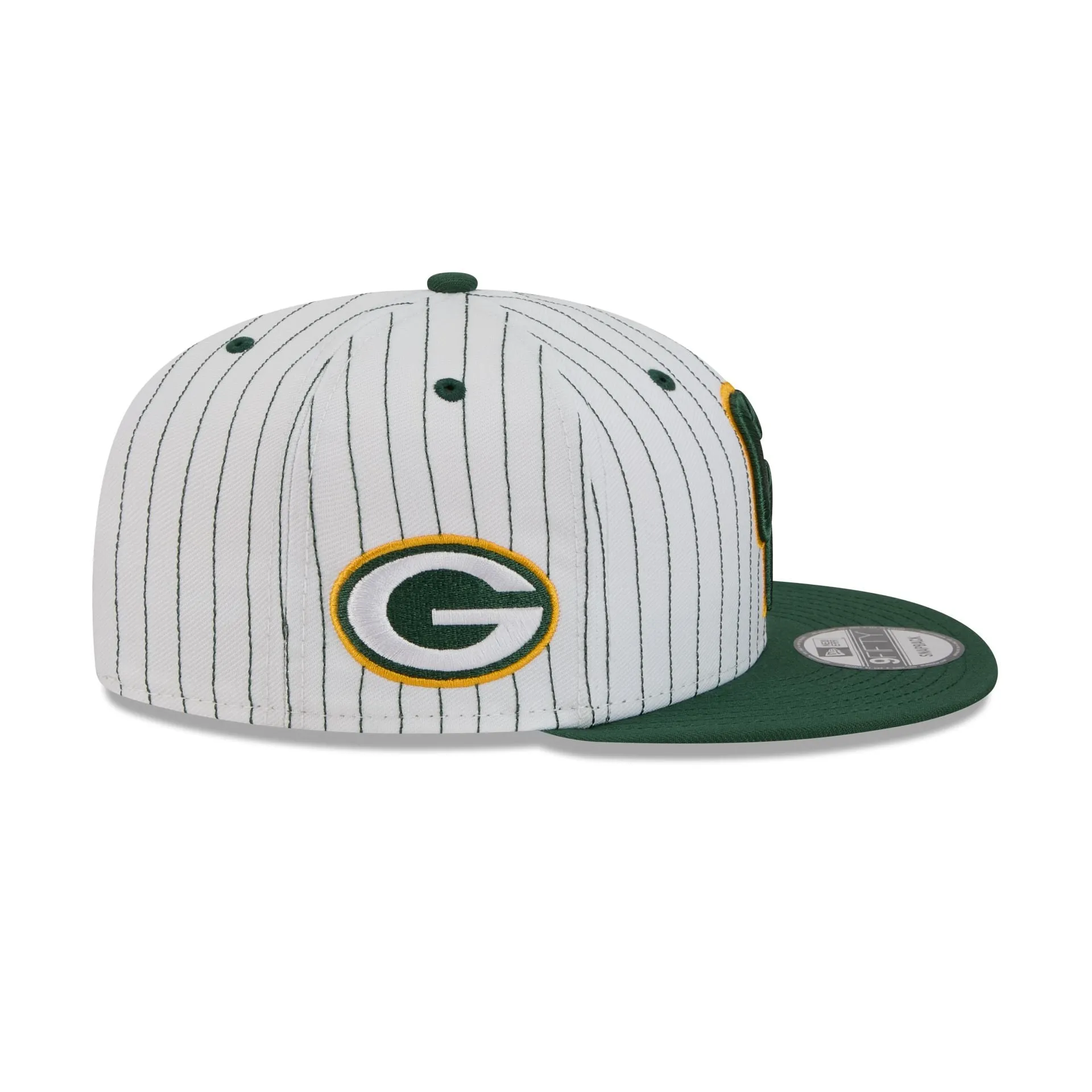 Green Bay Packers Deceptor Pinstripe 9FIFTY Snapback Hat sold by New Era product image thumbnail 4