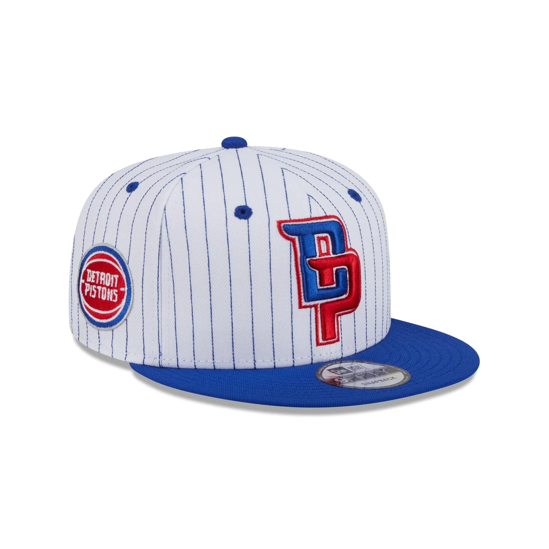Detroit Pistons Deceptor Pinstripe 9FIFTY Snapback Hat sold by New Era