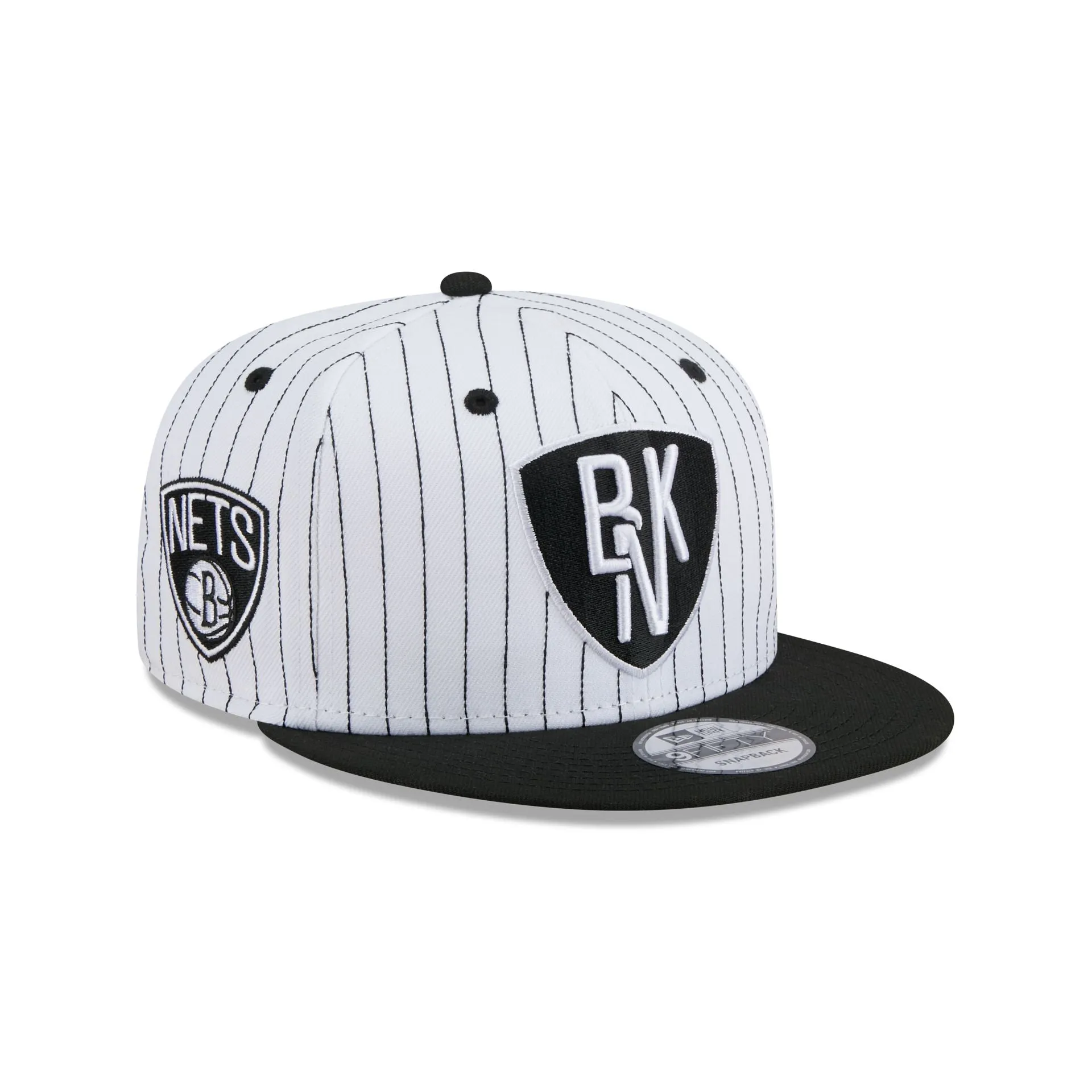 Brooklyn Nets Deceptor Pinstripe 9FIFTY Snapback Hat sold by New Era
