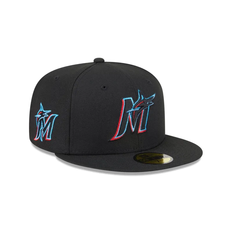 Miami Marlins Deceptor 59FIFTY Fitted Hat sold by New Era
