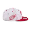 Detroit Red Wings Deceptor Pinstripe 9FIFTY Snapback Hat sold by New Era