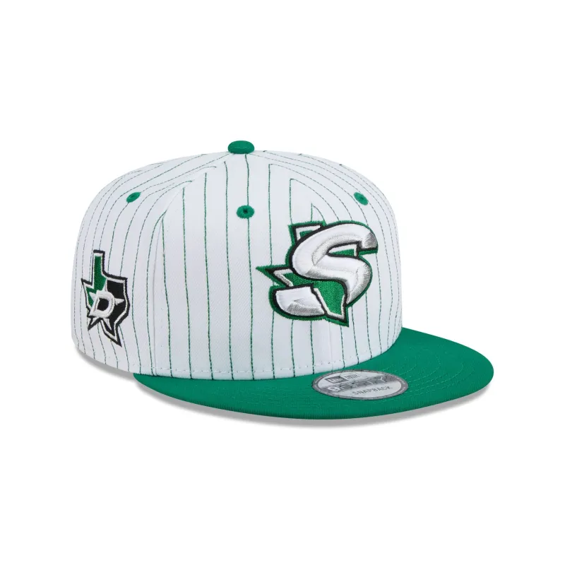 Dallas Stars Deceptor Pinstripe 9FIFTY Snapback Hat sold by New Era