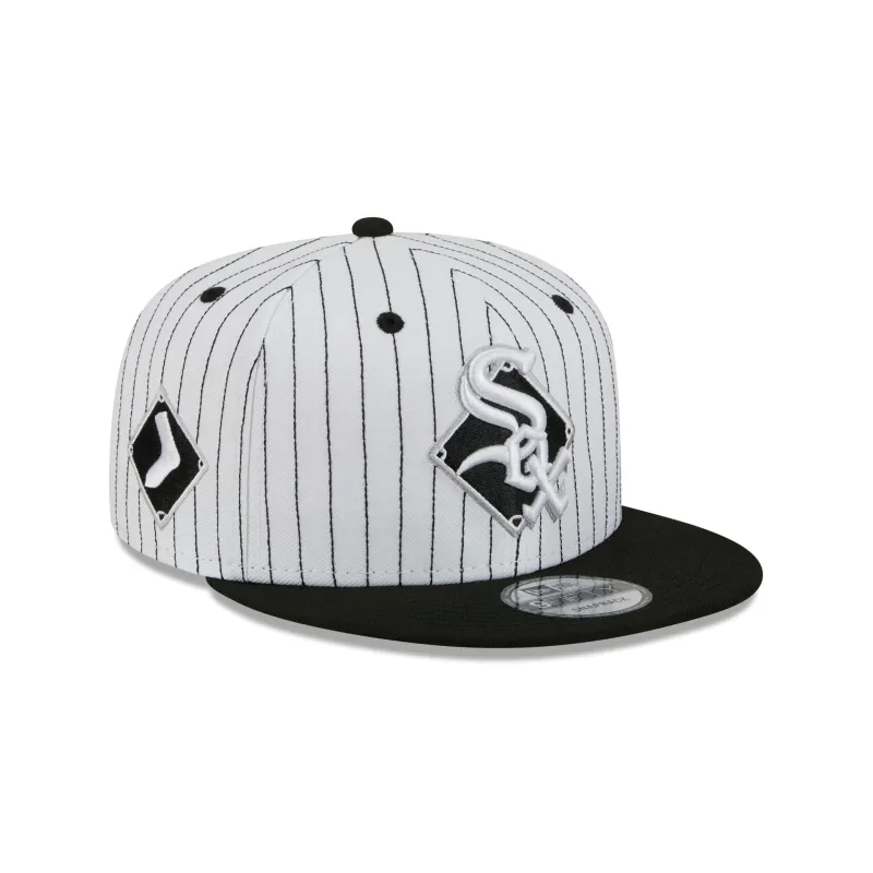 Chicago White Sox Deceptor Pinstripe 9FIFTY Snapback Hat sold by New Era