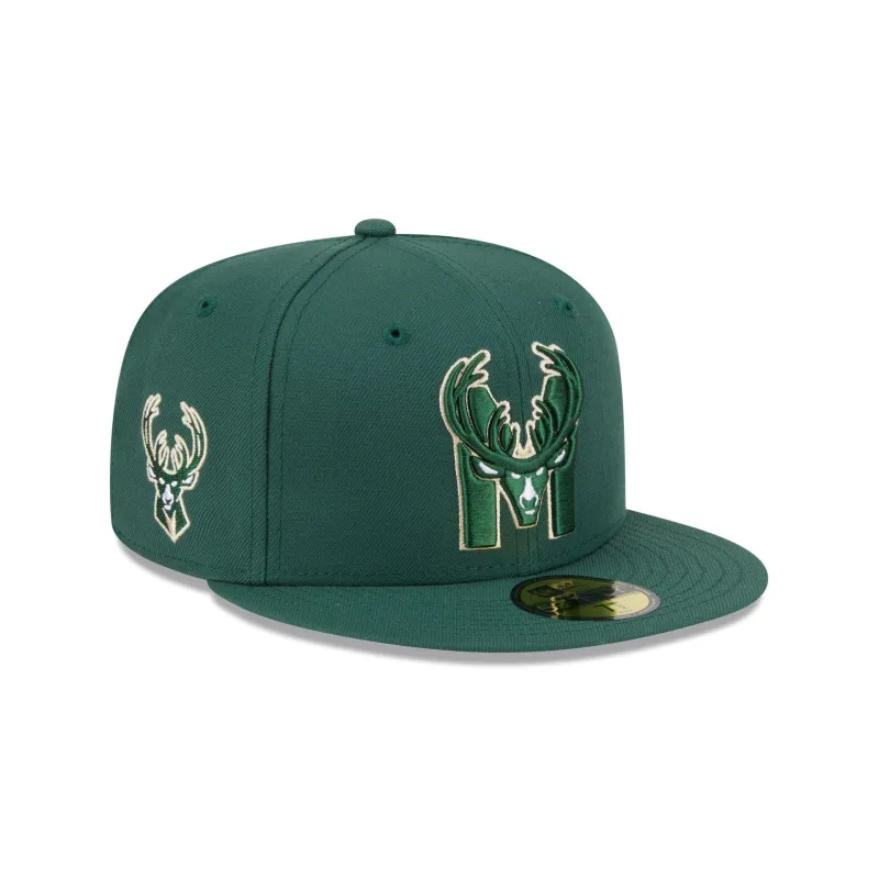 Milwaukee Bucks Deceptor 59FIFTY Fitted Hat sold by New Era