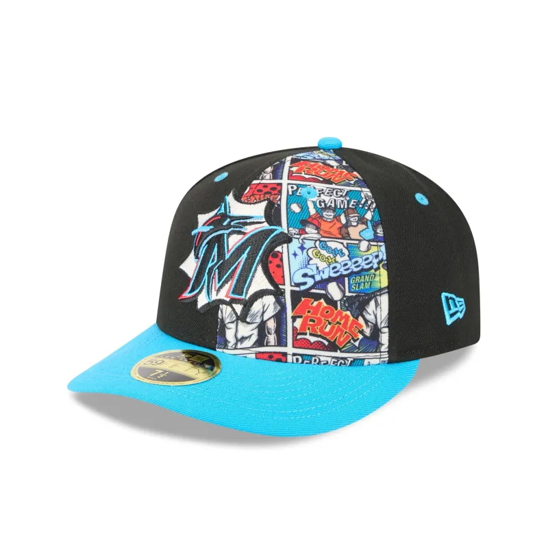 Miami Marlins Diamond Hero Edition Low Profile 59FIFTY Fitted Hat sold by New Era