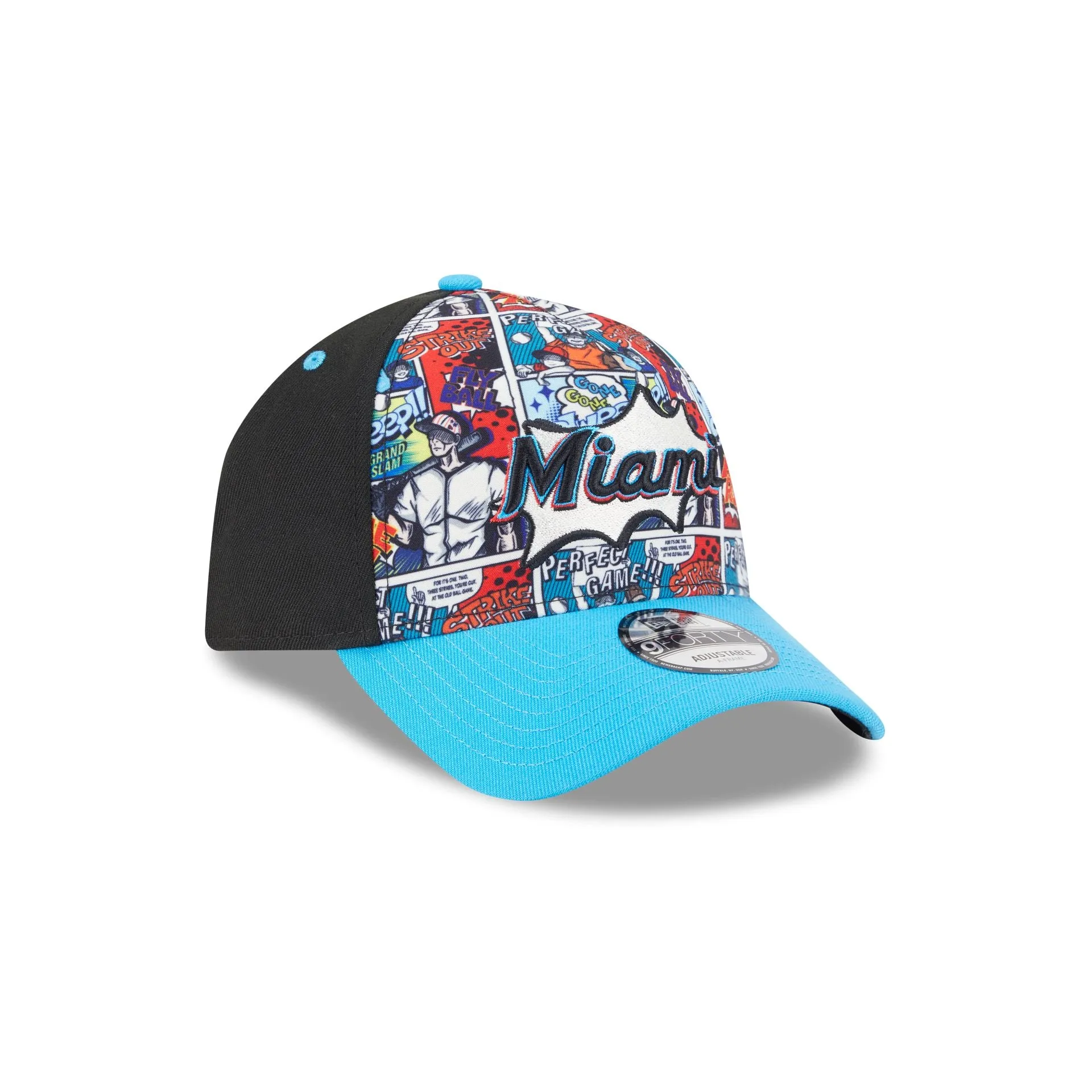 Miami Marlins Diamond Hero Edition 9FORTY A-Frame Snapback Hat sold by New Era product image thumbnail 3