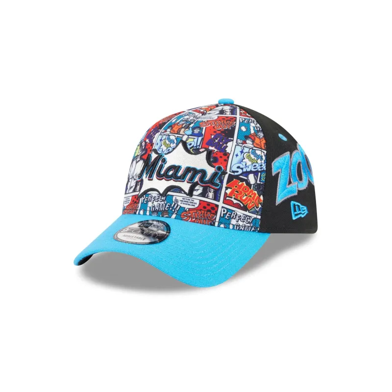 Miami Marlins Diamond Hero Edition 9FORTY A-Frame Snapback Hat sold by New Era