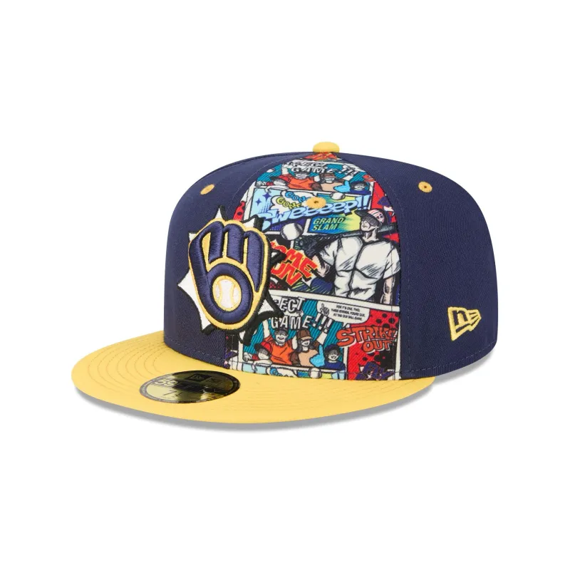 Milwaukee Brewers Diamond Hero Edition 59FIFTY Fitted Hat sold by New Era