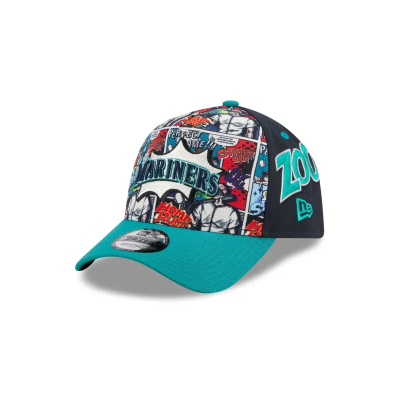 Seattle Mariners Diamond Hero Edition 9FORTY A-Frame Snapback Hat sold by New Era