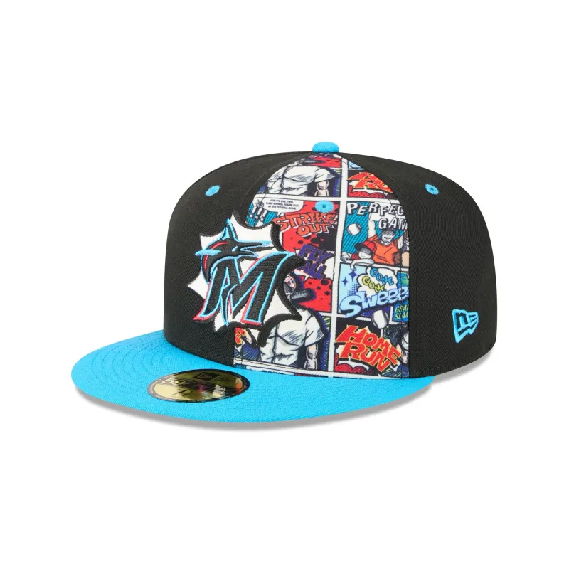 Miami Marlins Diamond Hero Edition 59FIFTY Fitted Hat sold by New Era