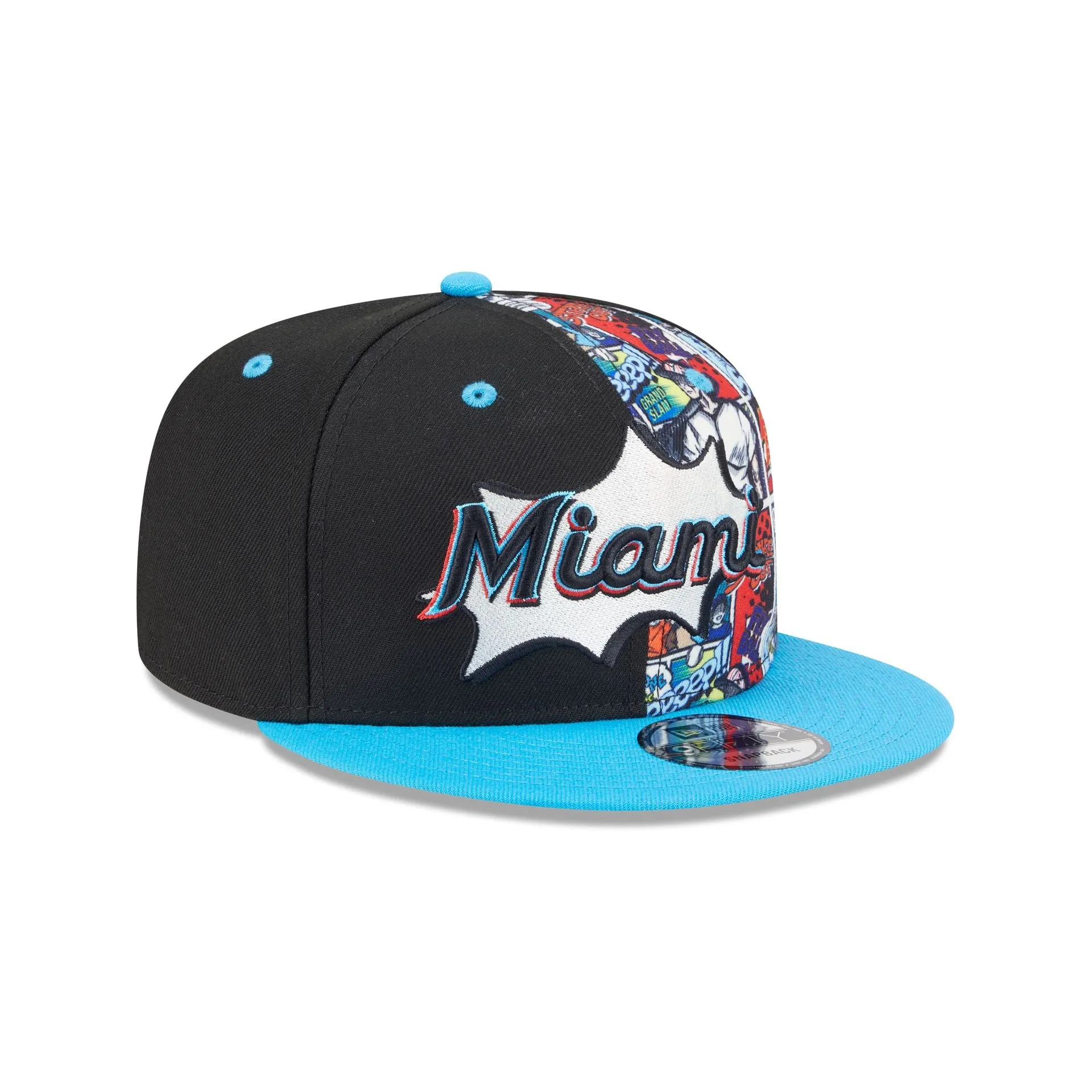 Miami Marlins Diamond Hero Edition 9FIFTY Snapback Hat sold by New Era product image thumbnail 3