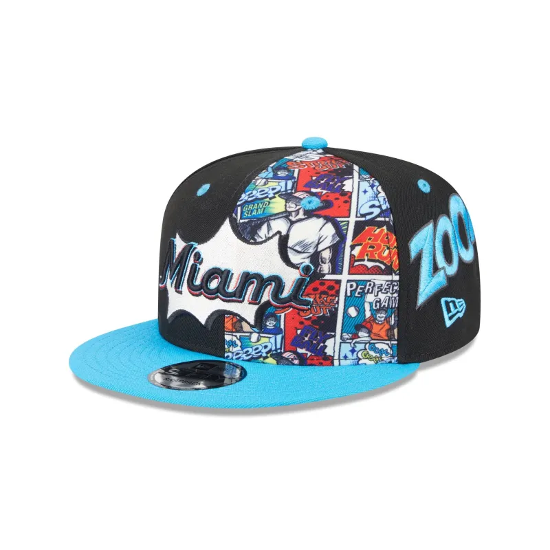 Miami Marlins Diamond Hero Edition 9FIFTY Snapback Hat sold by New Era