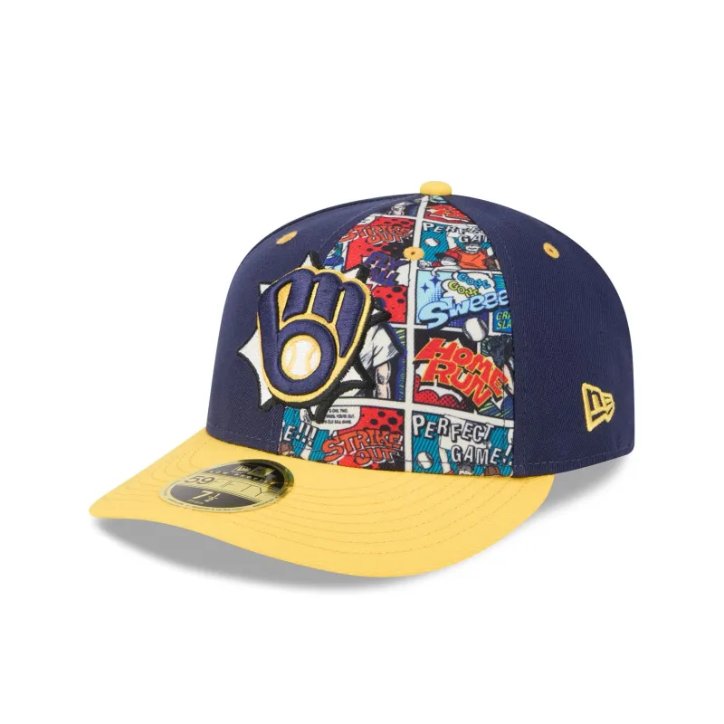 Milwaukee Brewers Diamond Hero Edition Low Profile 59FIFTY Fitted Hat sold by New Era
