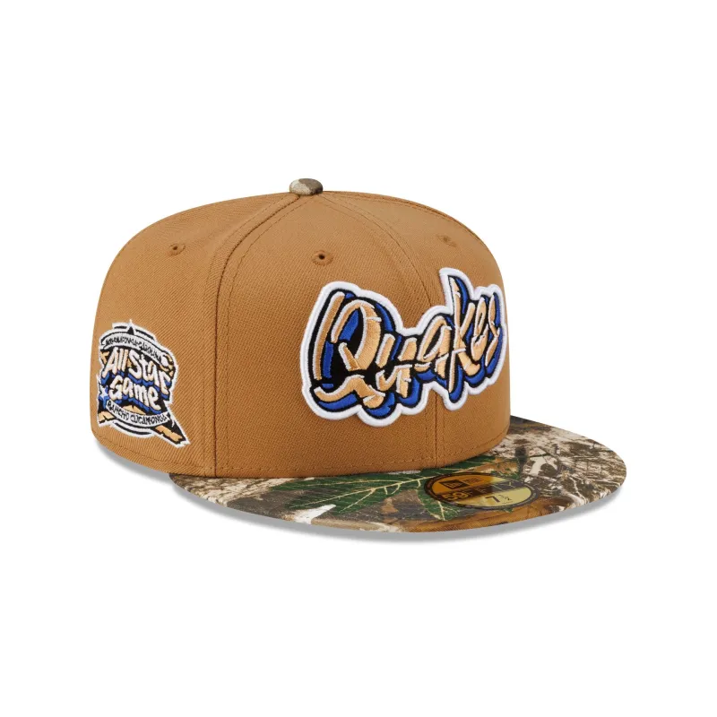 Just Caps Realtree Rancho Cucamonga Quakes 59FIFTY Fitted Hat sold by New Era