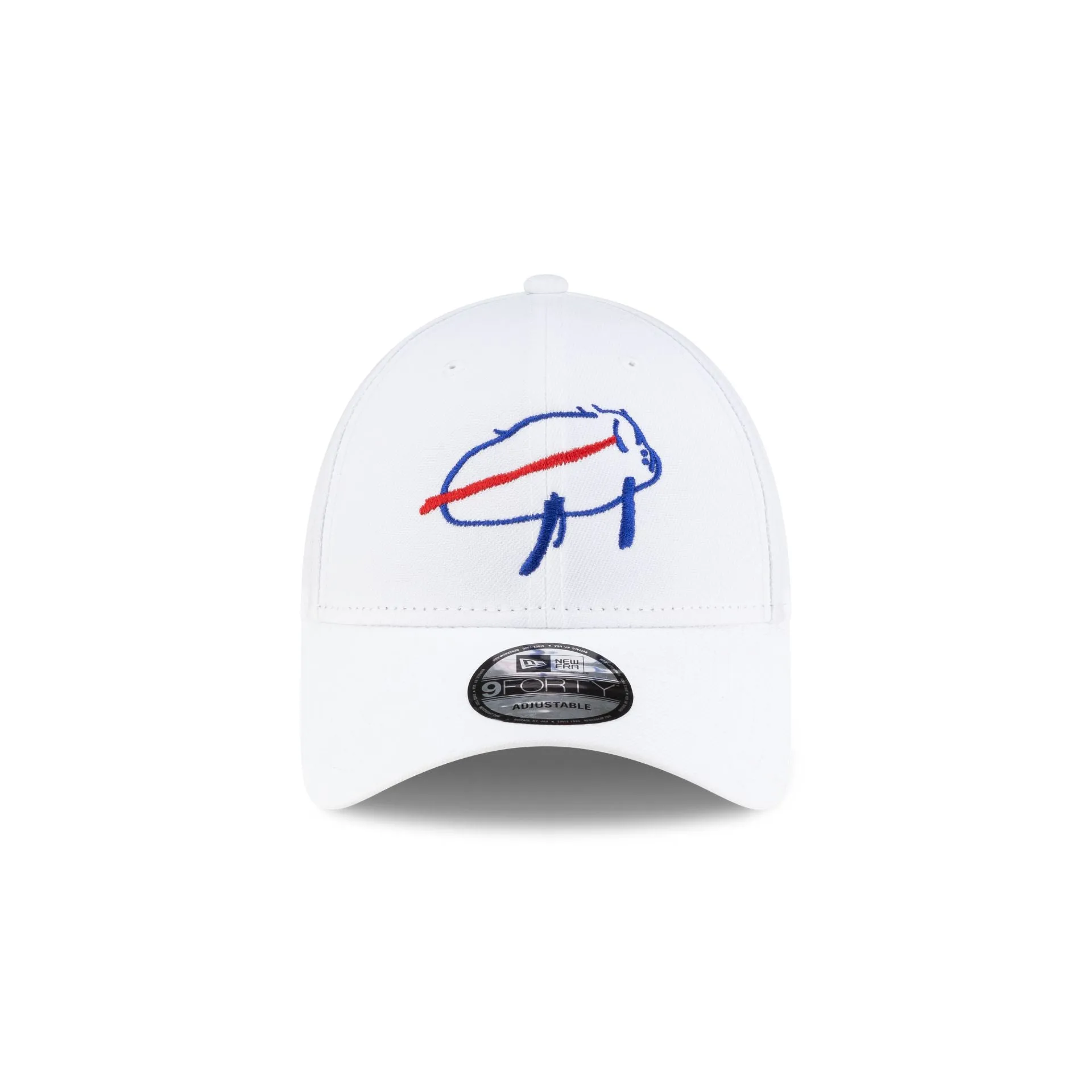 Buffalo Bills Billustration White 9FORTY Adjustable Hat sold by New Era product image thumbnail 2