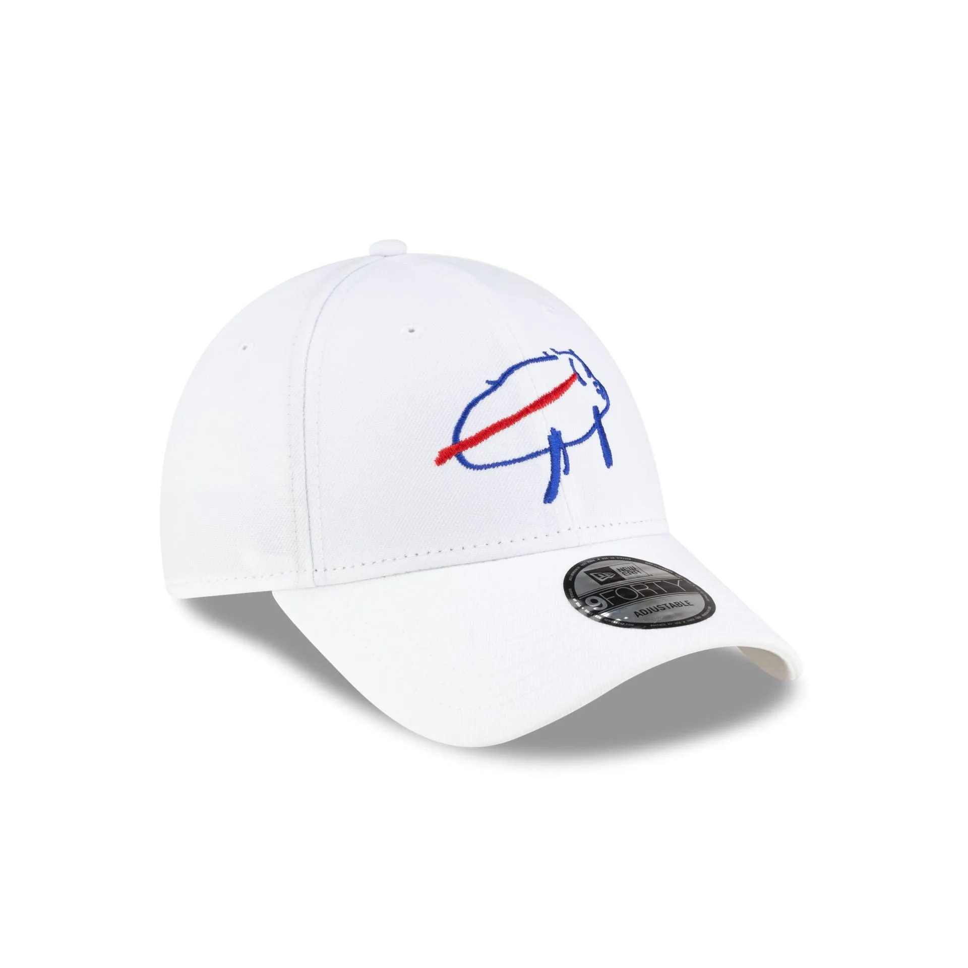 Buffalo Bills Billustration White 9FORTY Adjustable Hat sold by New Era product image thumbnail 3