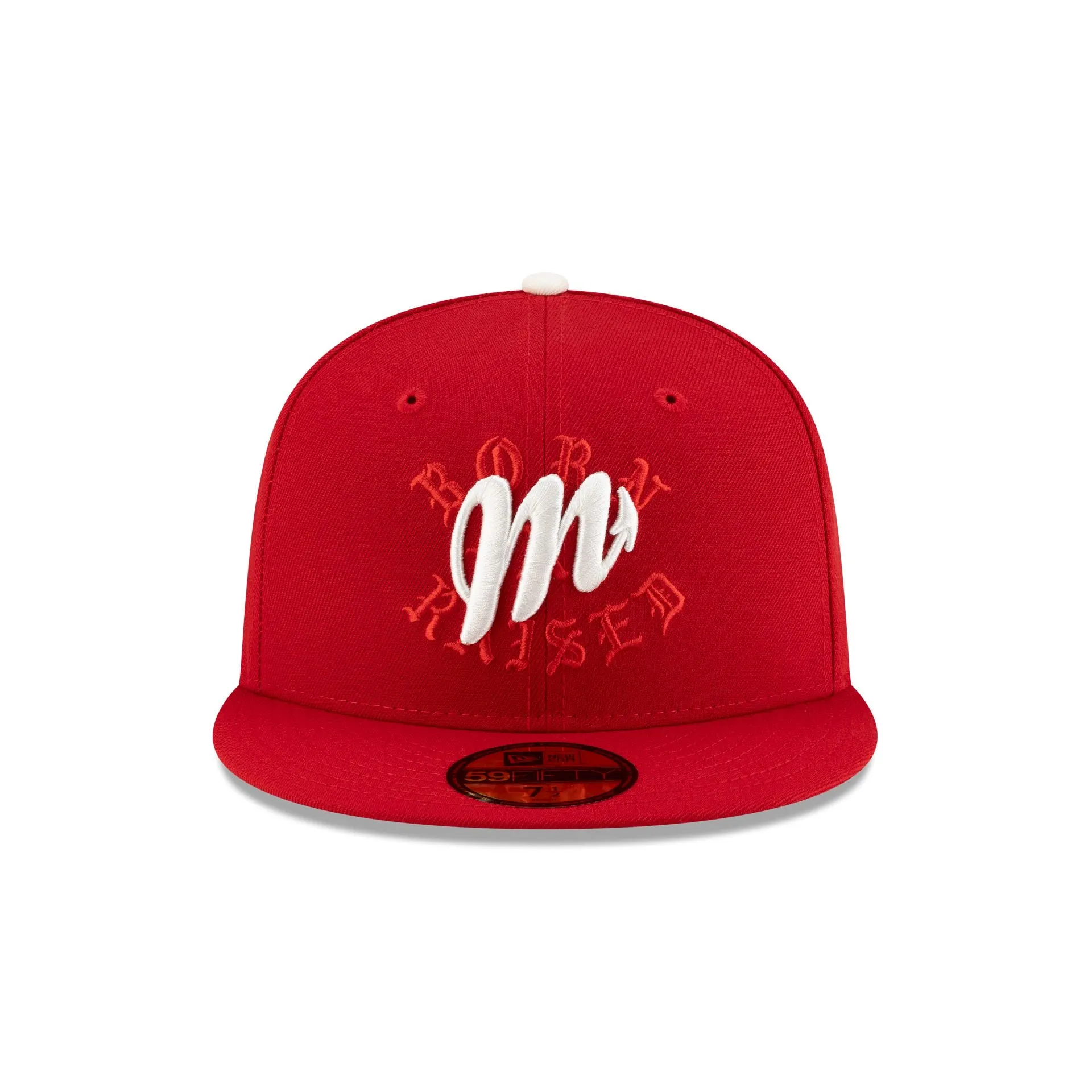 Born x Raised x Diablos Rojos del México Scarlet 59FIFTY Fitted Hat sold by New Era product image thumbnail 2