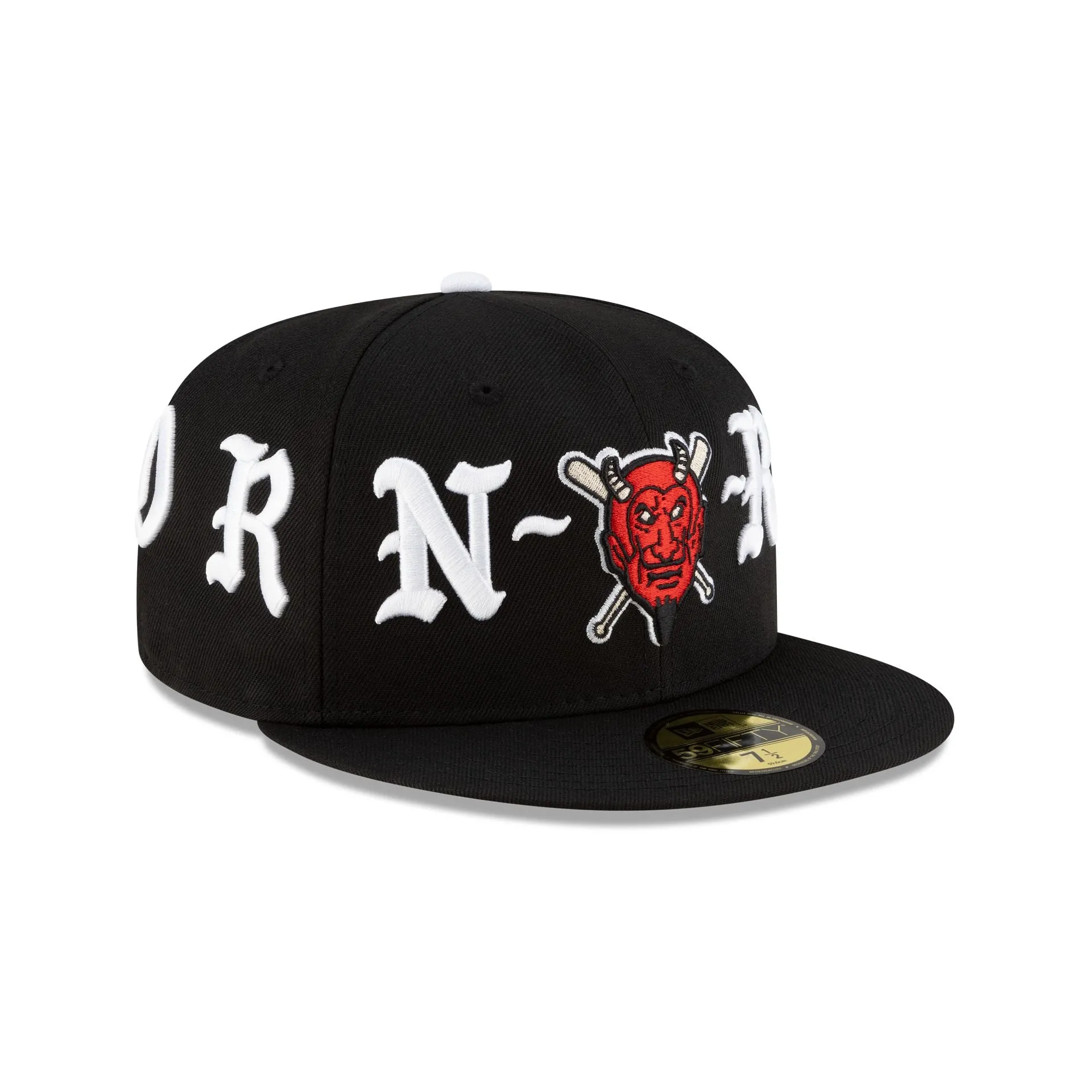 Born x Raised x Diablos Rojos del México Wordmark 59FIFTY Fitted Hat sold by New Era product image thumbnail 3