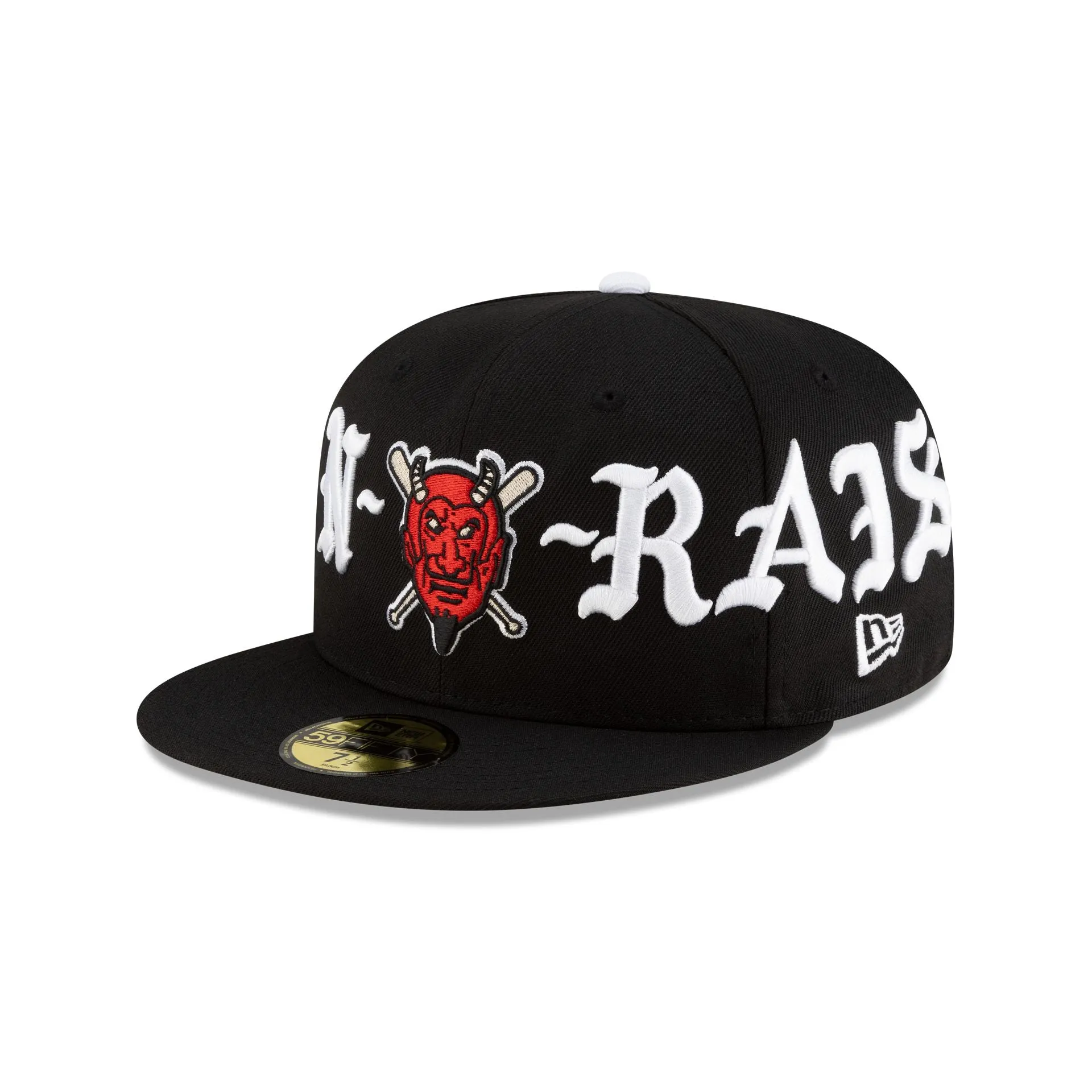 Born x Raised x Diablos Rojos del México Wordmark 59FIFTY Fitted Hat sold by New Era