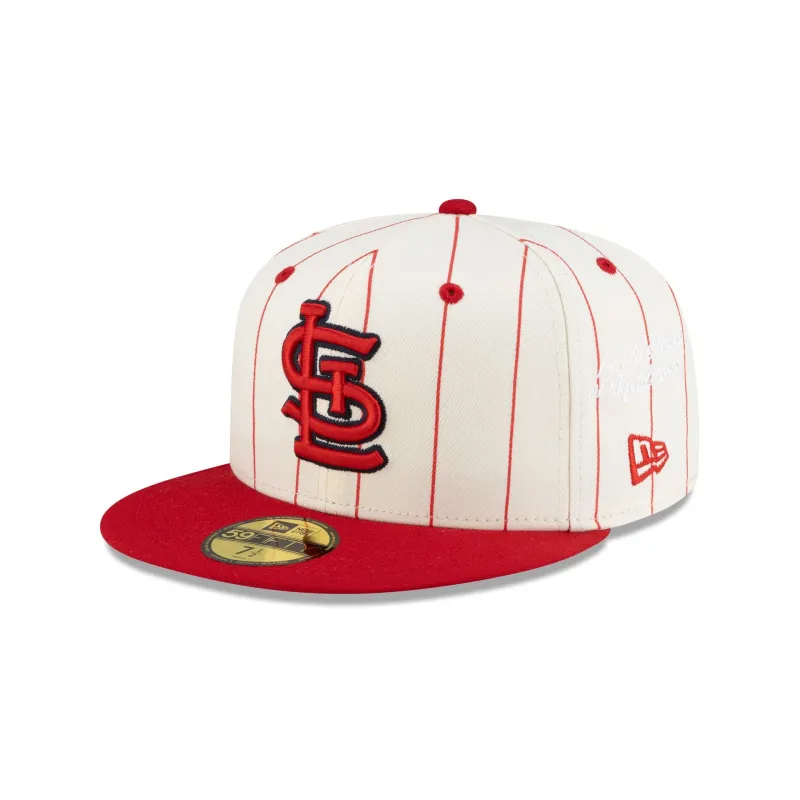 Diet Starts Monday x St. Louis Cardinals Pinstripe 59FIFTY Fitted Hat sold by New Era