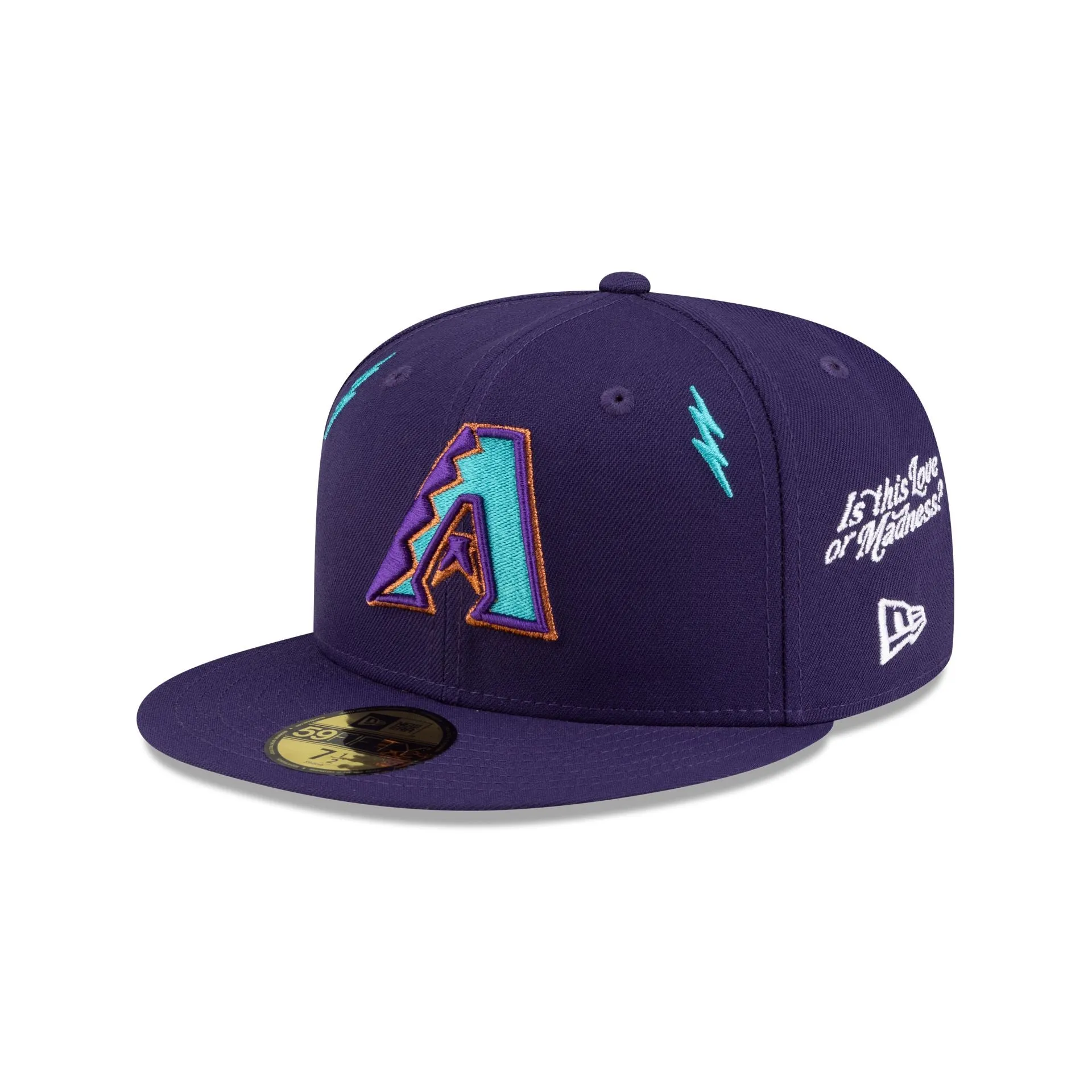 Diet Starts Monday x Arizona Diamondbacks Lightening Bolts 59FIFTY Fitted Hat sold by New Era