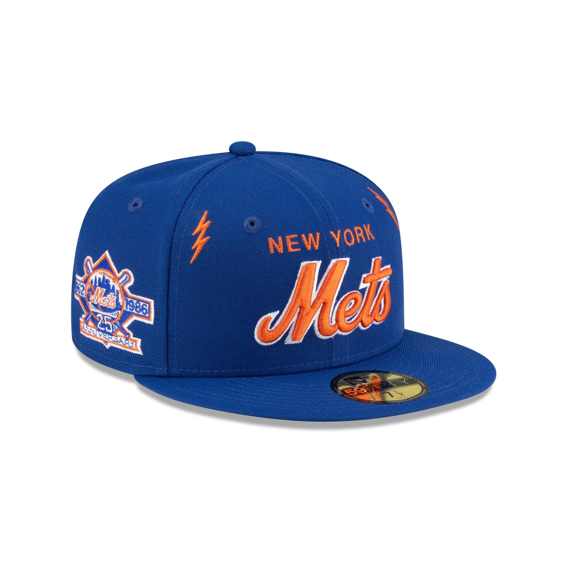 Diet Starts Monday x New York Mets Lightening Bolts 59FIFTY Fitted Hat sold by New Era product image thumbnail 3