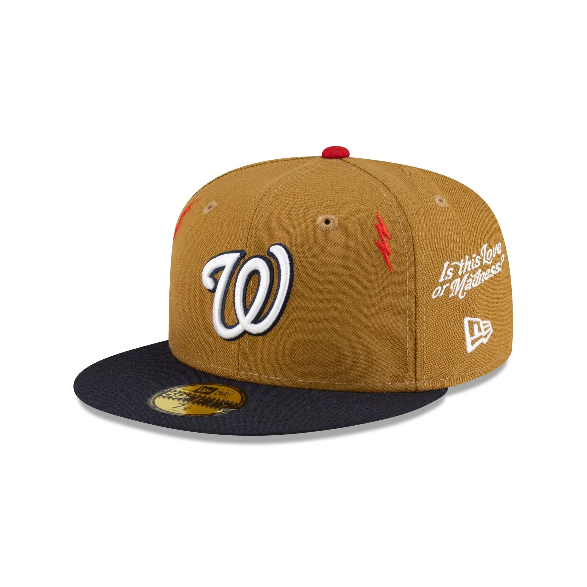 Diet Starts Monday x Washington Nationals Lightening Bolts 59FIFTY Fitted Hat sold by New Era