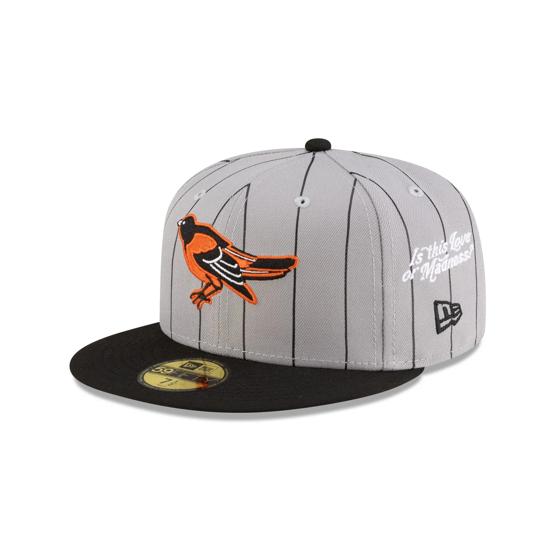 Diet Starts Monday x Baltimore Orioles Pinstripe 59FIFTY Fitted Hat sold by New Era