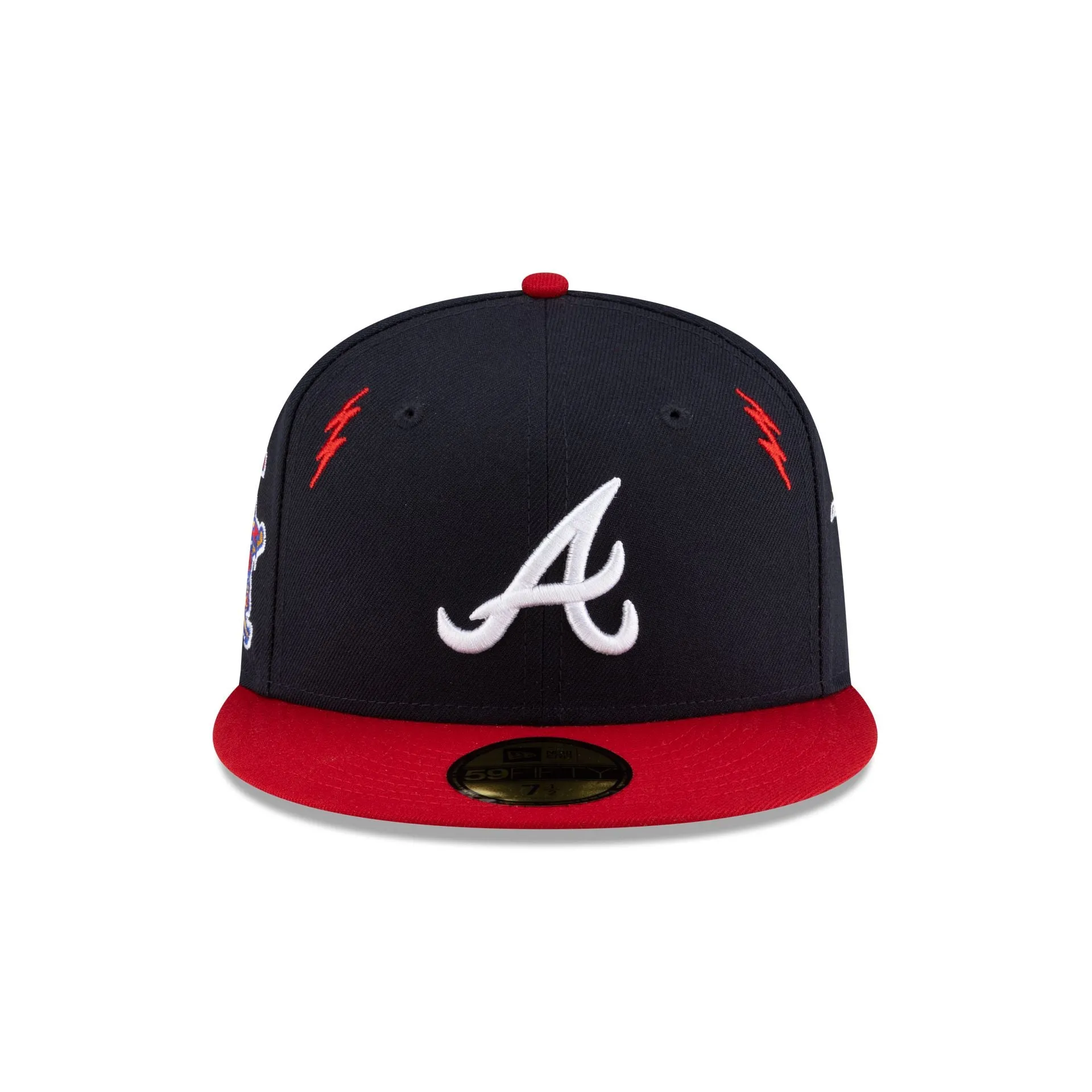 Diet Starts Monday x Atlanta Braves Lightening Bolts 59FIFTY Fitted Hat sold by New Era product image thumbnail 2