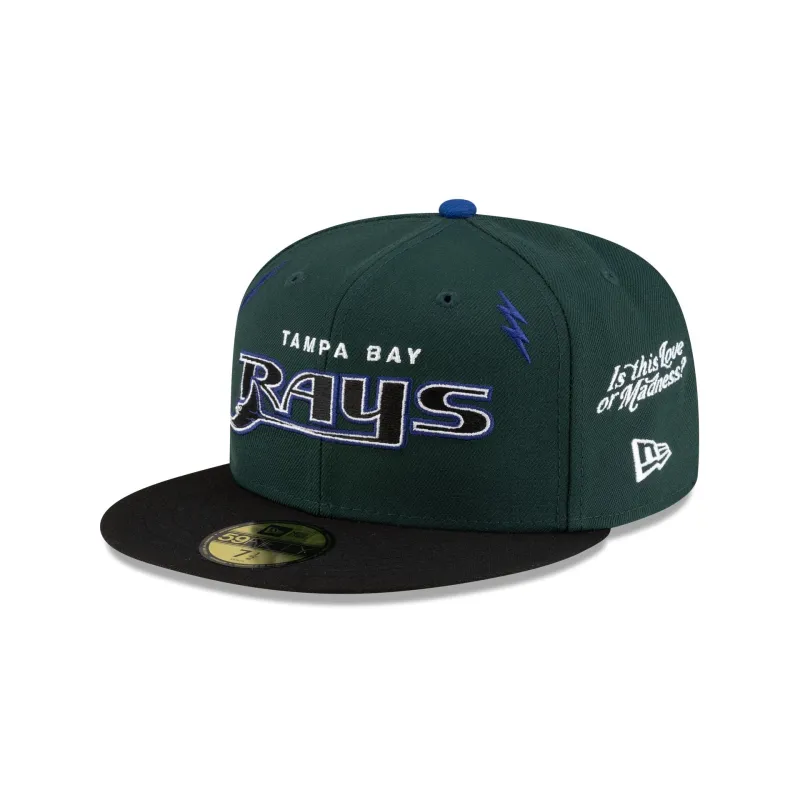 Diet Starts Monday x Tampa Bay Rays Lightening Bolts 59FIFTY Fitted Hat sold by New Era