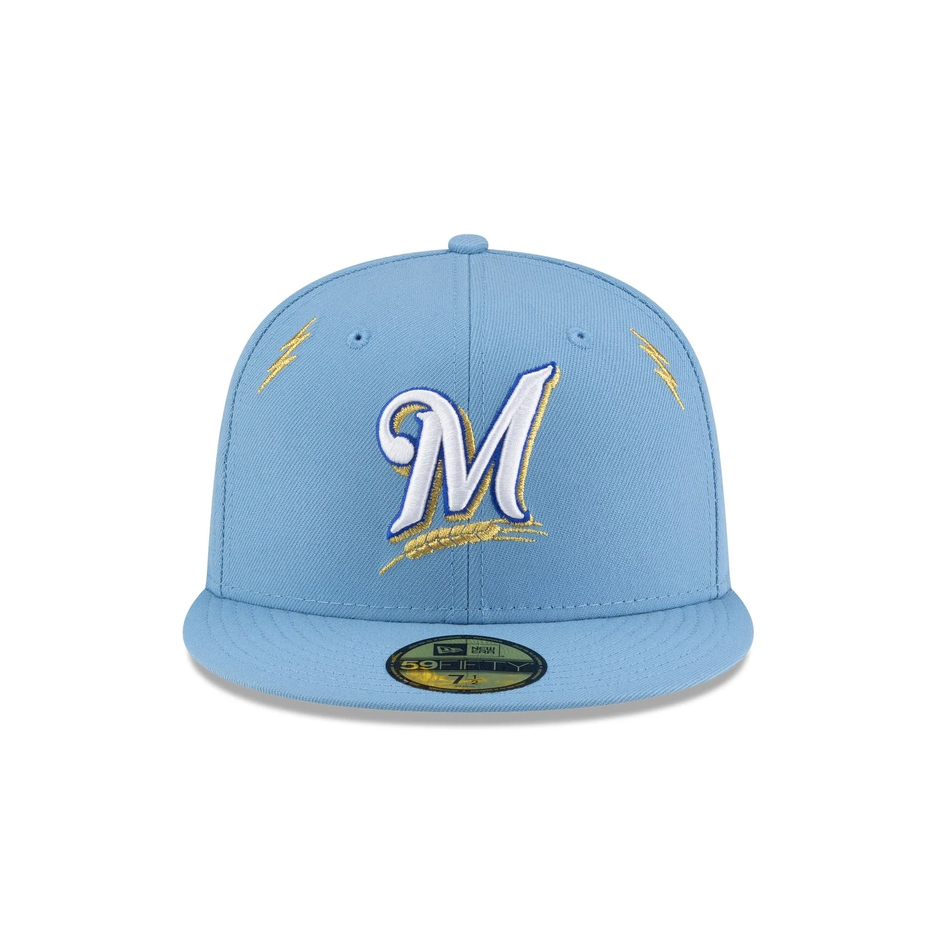 Diet Starts Monday x Milwaukee Brewers Lightening Bolts 59FIFTY Fitted Hat sold by New Era product image thumbnail 2