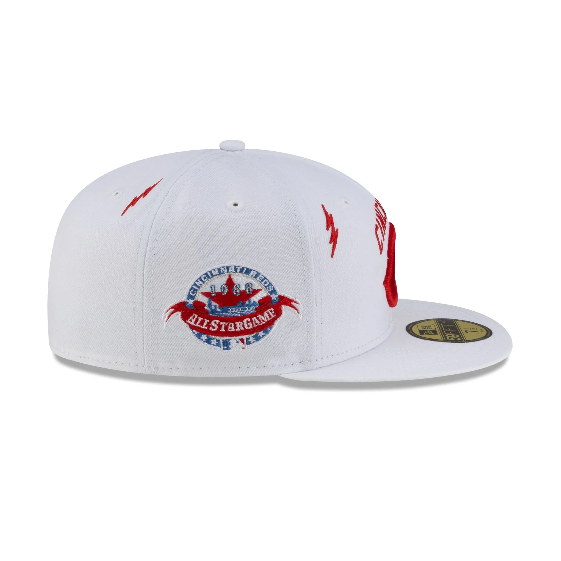 Diet Starts Monday x Cincinnati Reds Lightening Bolts 59FIFTY Fitted Hat sold by New Era product image thumbnail 5