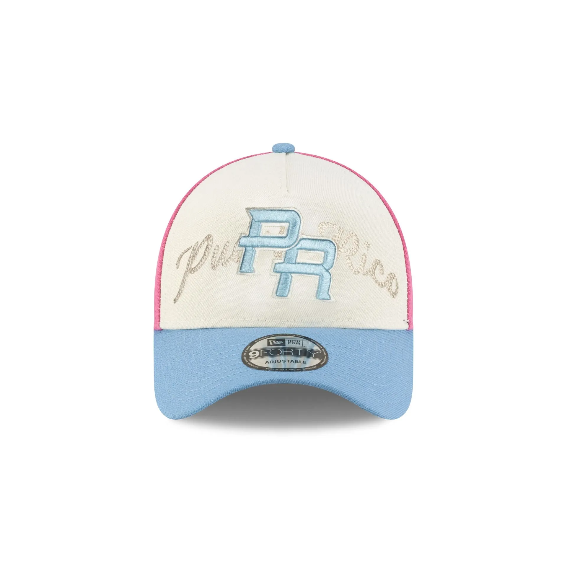 Puerto Rico Pink 9FORTY A-Frame Snapback Hat sold by New Era product image thumbnail 2