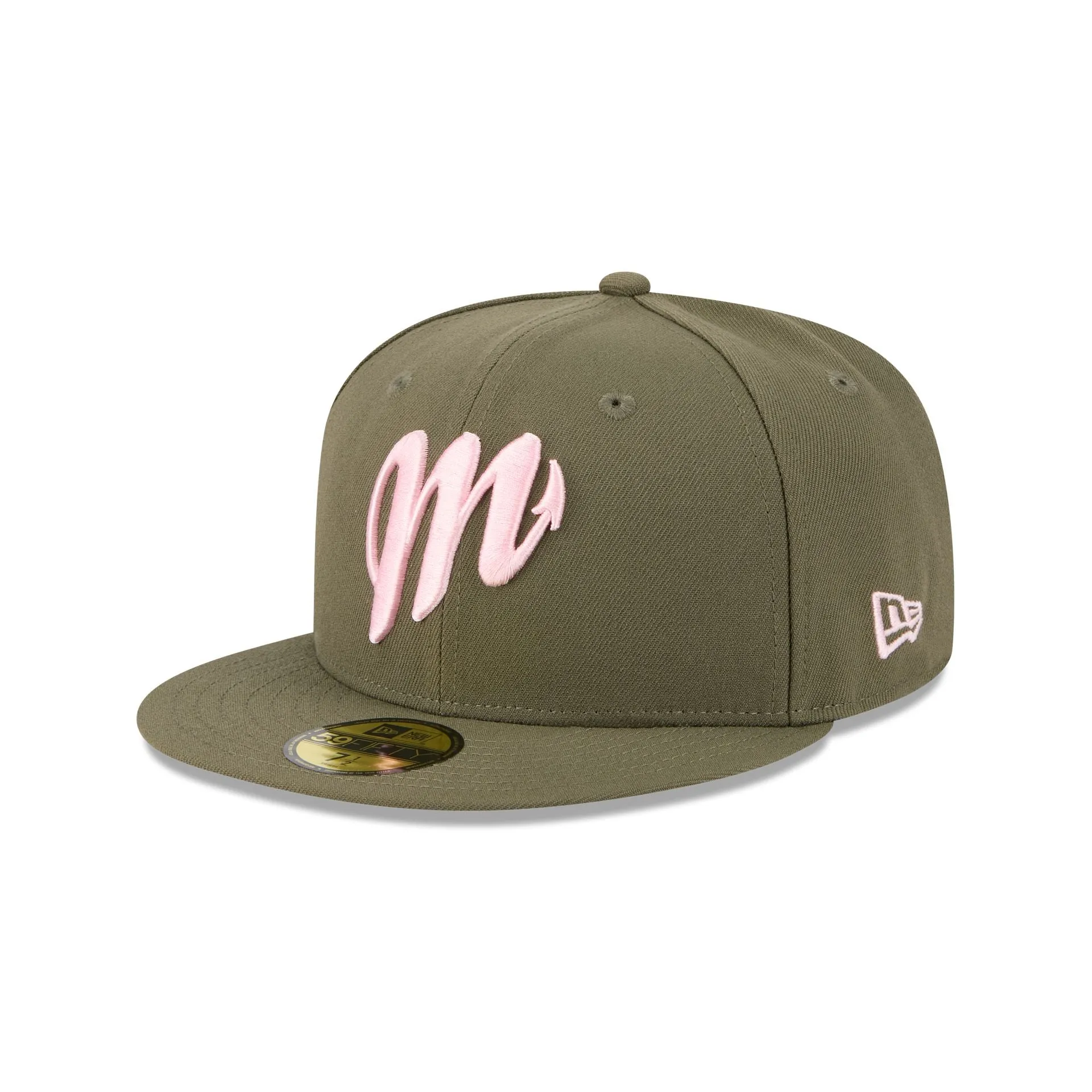 Diablos Rojos del México Olive 59FIFTY Fitted Hat sold by New Era
