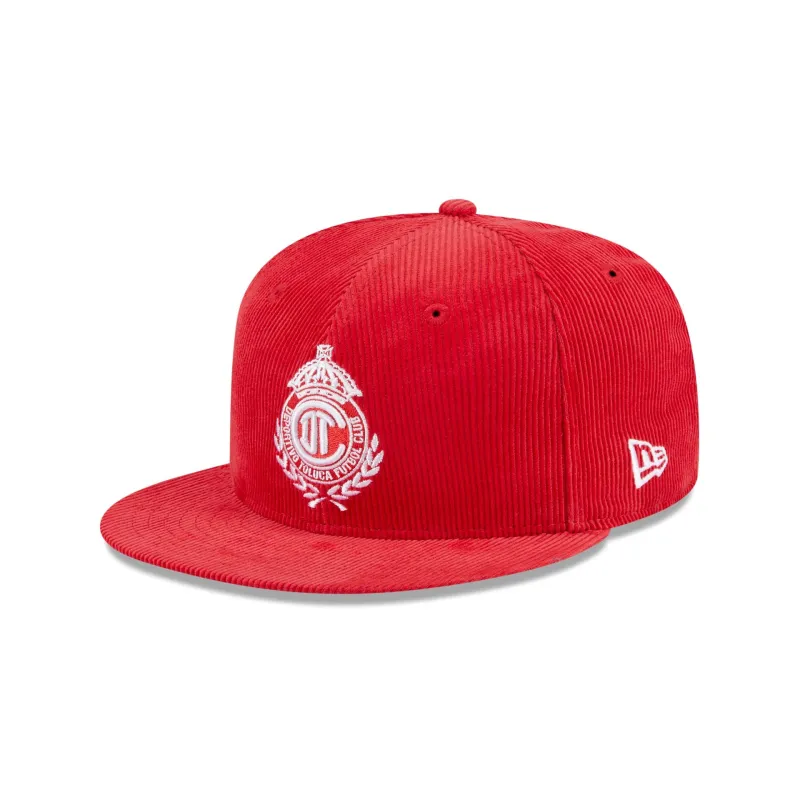 Deportivo Toluca FC Corduroy 59FIFTY Fitted Hat sold by New Era