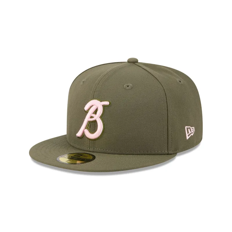 Bravos de León Olive 59FIFTY Fitted Hat sold by New Era