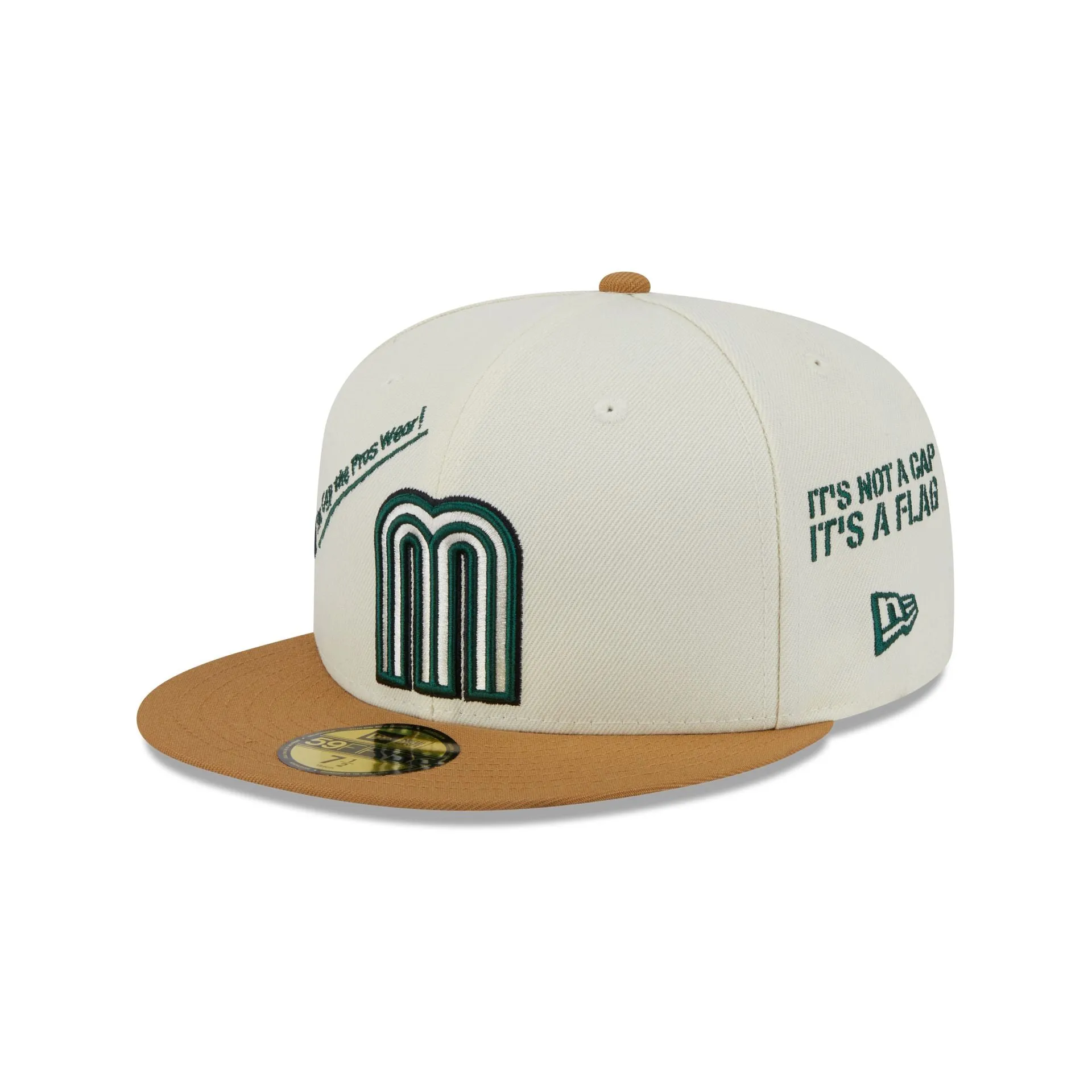 Mexico Baseball New Era Anniversary Logos White 59FIFTY Fitted Hat sold by New Era