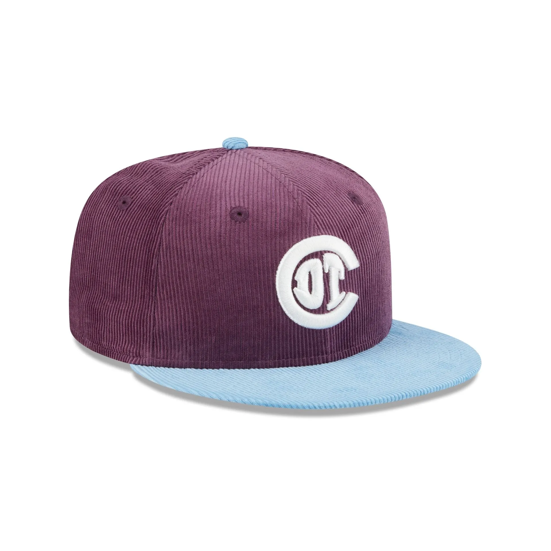 Deportivo Toluca FC Plum Corduroy 59FIFTY Fitted Hat sold by New Era product image thumbnail 3