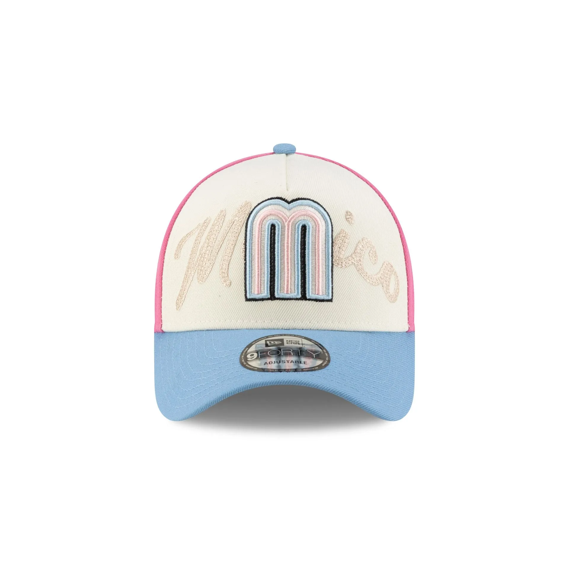 Mexico Baseball Pink 9FORTY A-Frame Snapback Hat sold by New Era product image thumbnail 2
