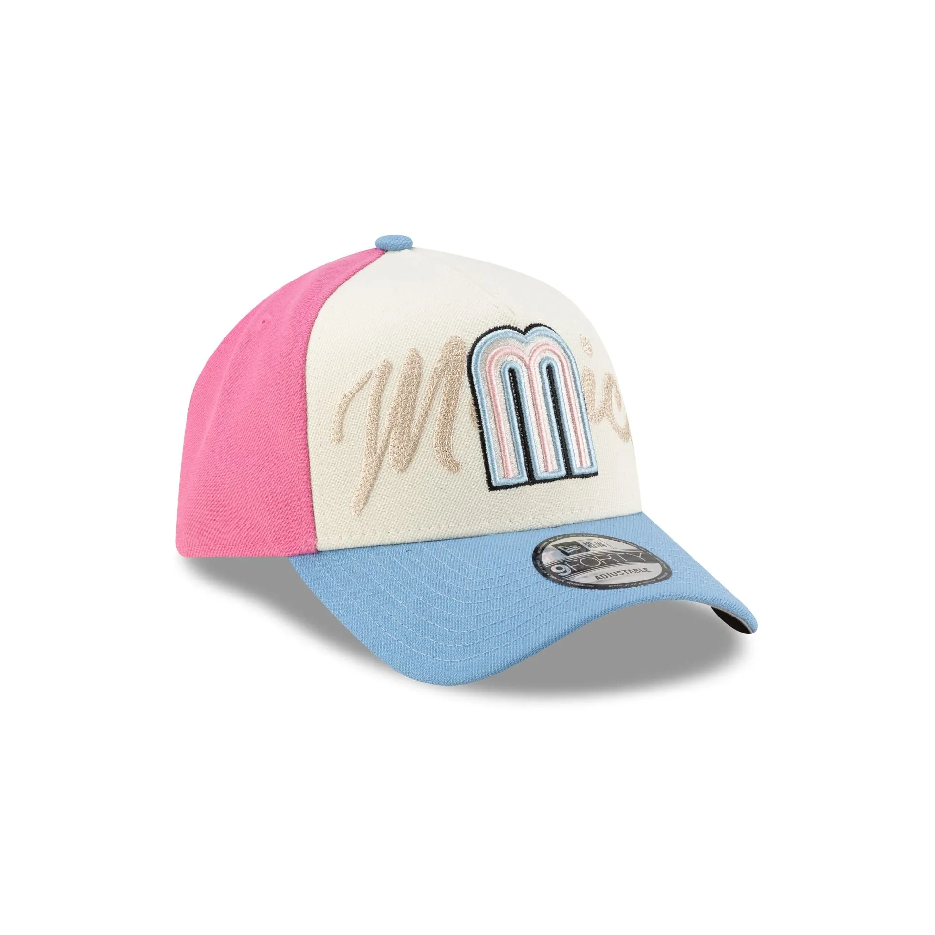 Mexico Baseball Pink 9FORTY A-Frame Snapback Hat sold by New Era product image thumbnail 3