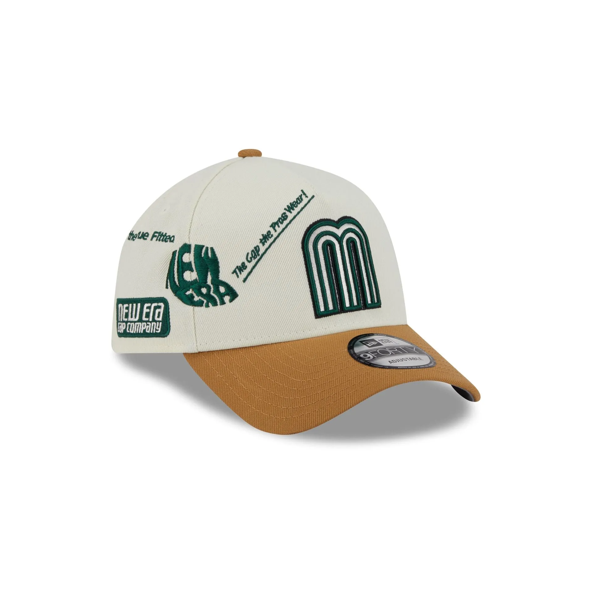 Mexico Baseball New Era Anniversary Logos White 9FORTY M-Crown A-Frame Snapback Hat sold by New Era product image thumbnail 3