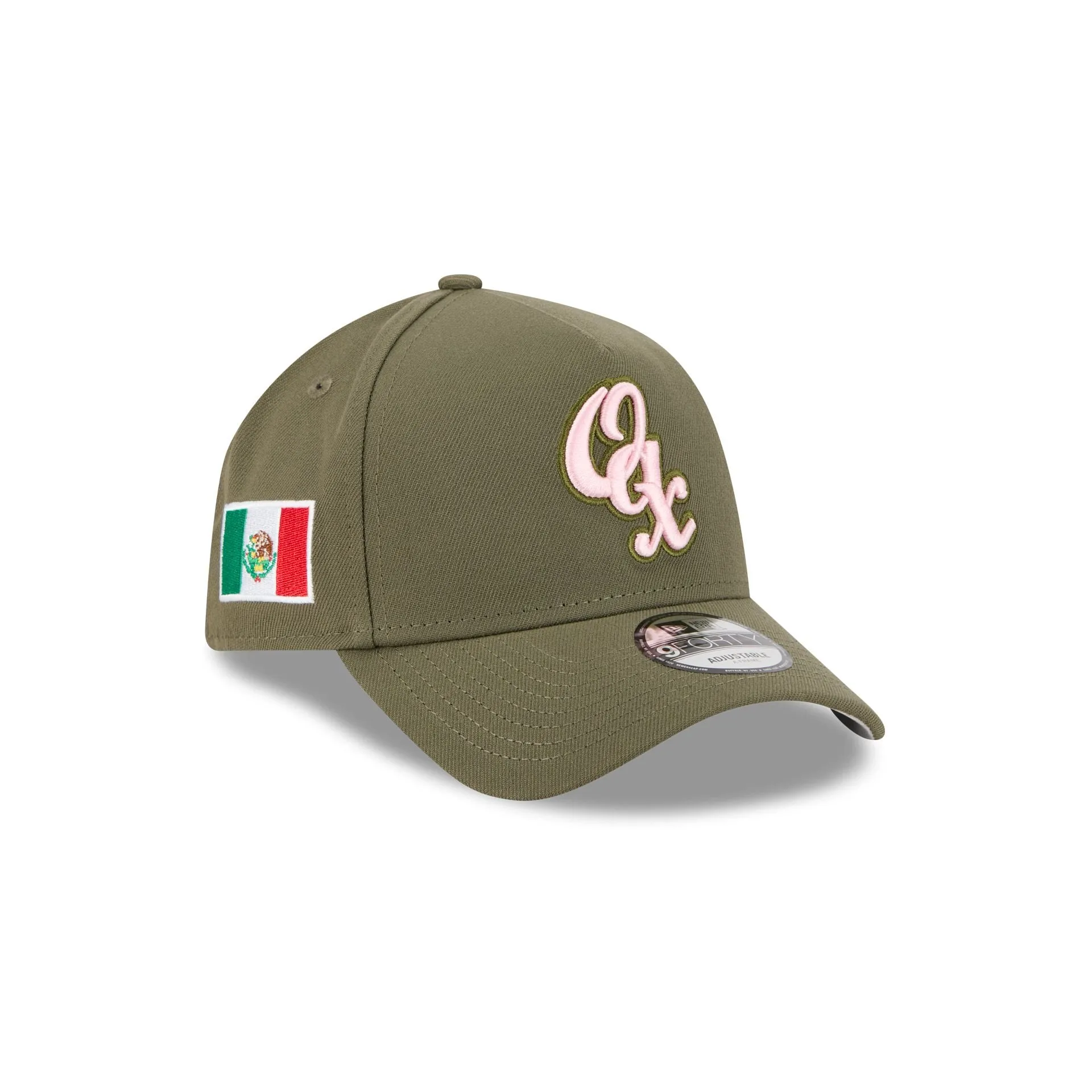 Guerreros de Oaxaca Olive 9FORTY A-Frame Snapback Hat sold by New Era