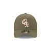 Guerreros de Oaxaca Olive 9FORTY A-Frame Snapback Hat sold by New Era