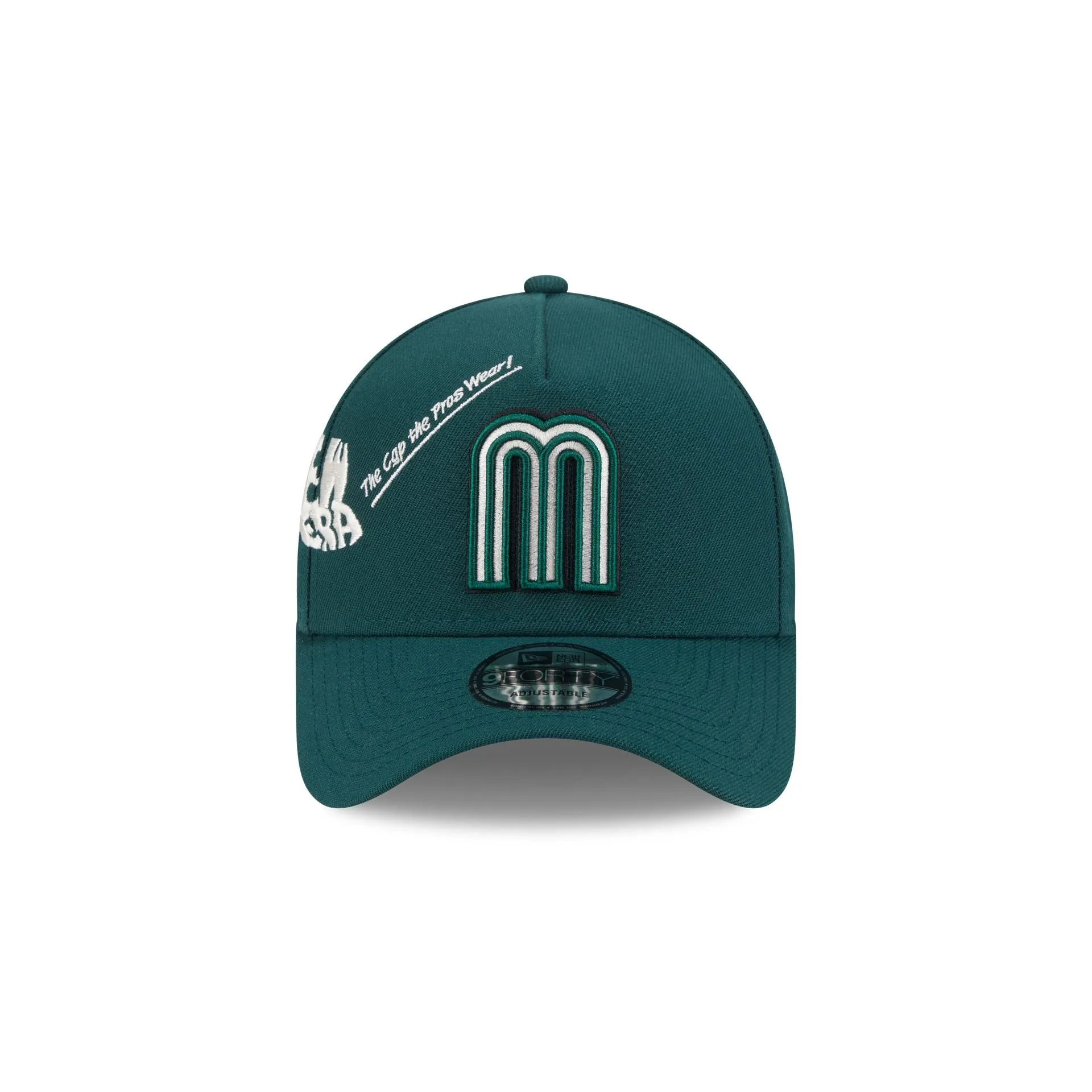 Mexico Baseball New Era Anniversary Logos Green 9FORTY M-Crown A-Frame Snapback Hat sold by New Era product image thumbnail 2