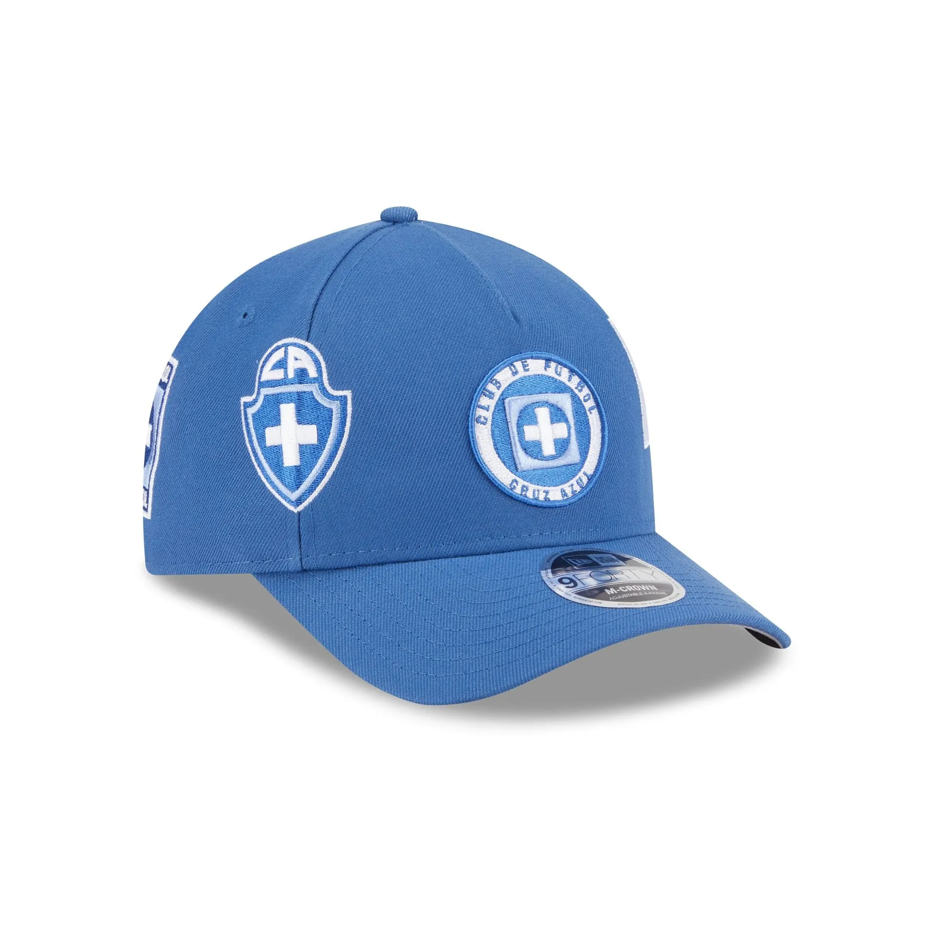 Cruz Azul Indigo 9FORTY M-Crown A-Frame Trucker Hat sold by New Era